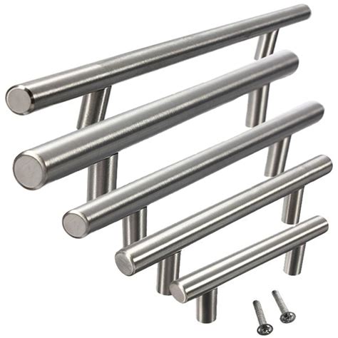 16 inch stainless steel cabinet bar pull handles|knobs handles for bar cabinet.